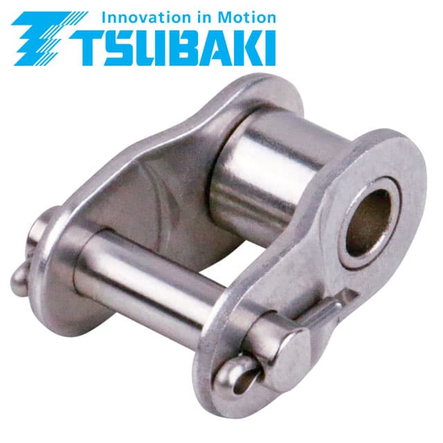 Cranked chain link type 12 / L for premium stainless steel roller chain 12 B-1
