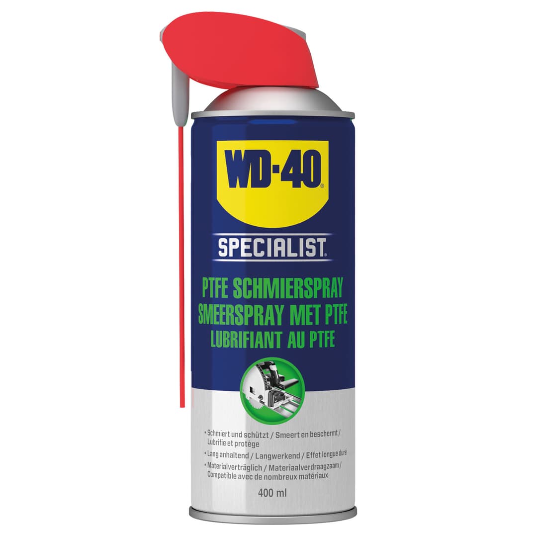 WD-40 SPECIALIST PTFE Lubricant 400ml Smart Straw (Actual safety data sheet on the internet in the section Downloads)