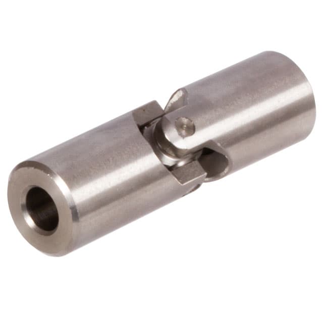 Precision single universal joint WER DIN808 bore 20H7 with keyway DIN 6885-1 tolerance JS9 on both sides stainless steel 1.4301