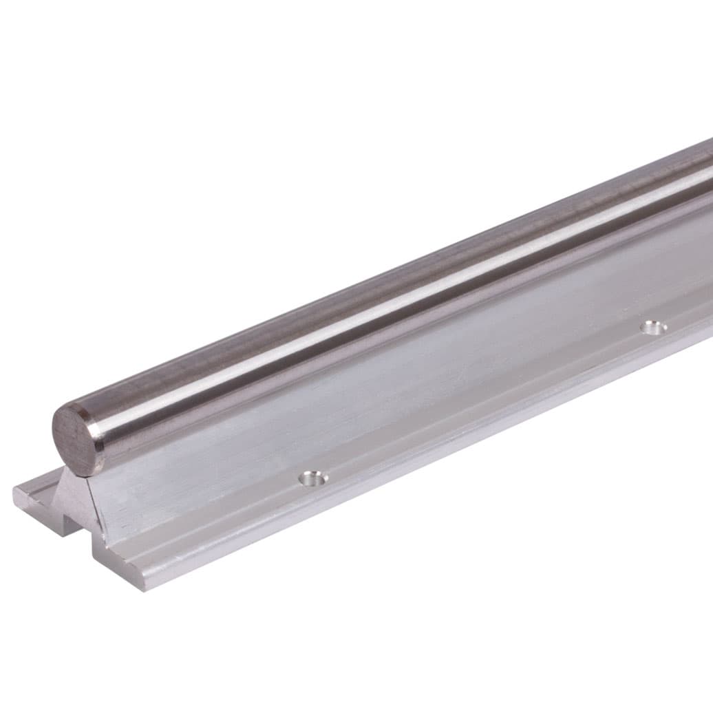 Precision shaft steel with shaft support Ø 30h6 x 600mm long
