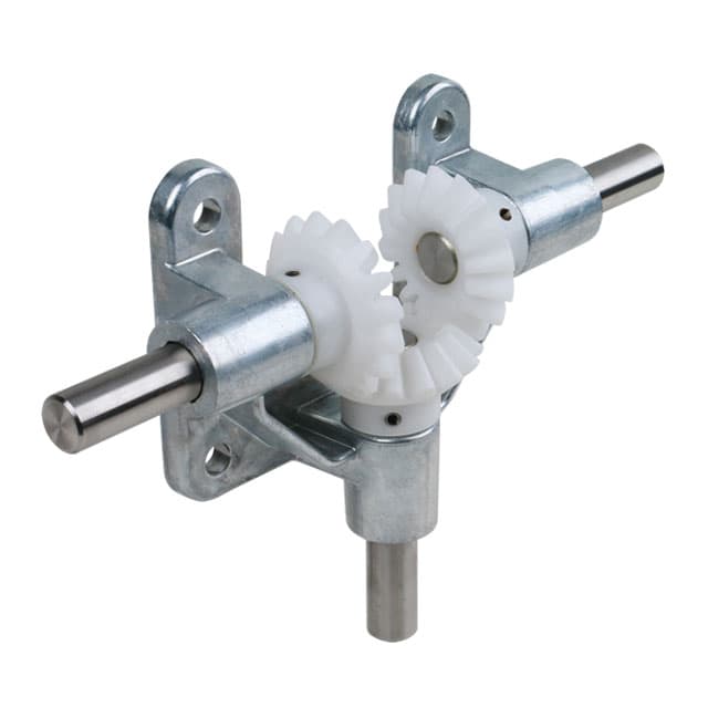 Open angular drive OW3 with polyacetal bevel gears stainless steel shafts Ø 15mm module 3 16 teeth 1:1 version 20