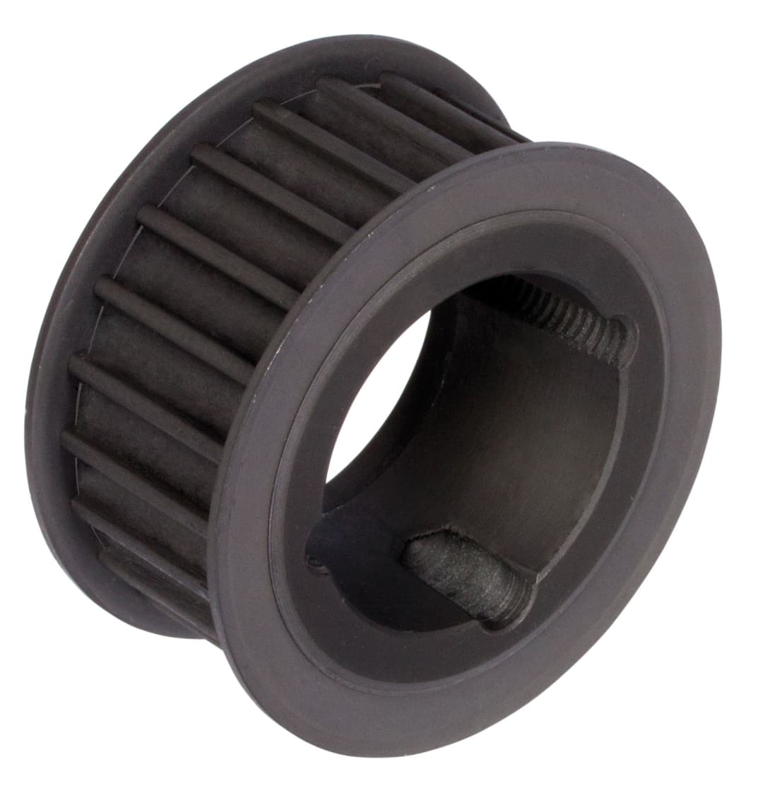 Timing belt pulley from steel AT10 48 teeth belt width 16mm for taper bush 2012
