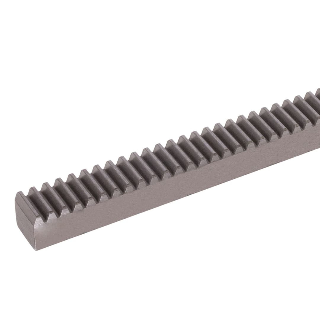 Gear rack made of steel module 0.7 tooth width 5mm height 7mm length 250mm