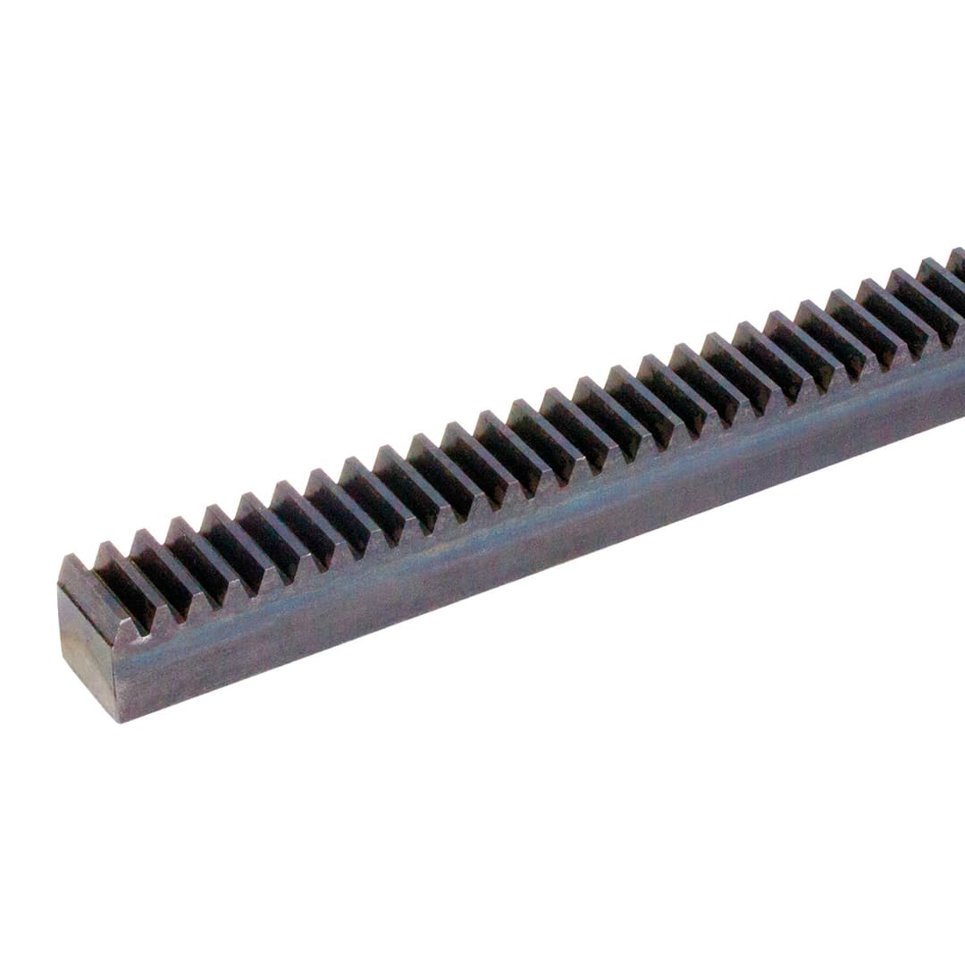 Gear rack steel C45K module 2 tooth width 20mm height 20mm length 2000mm teeth induction hardened