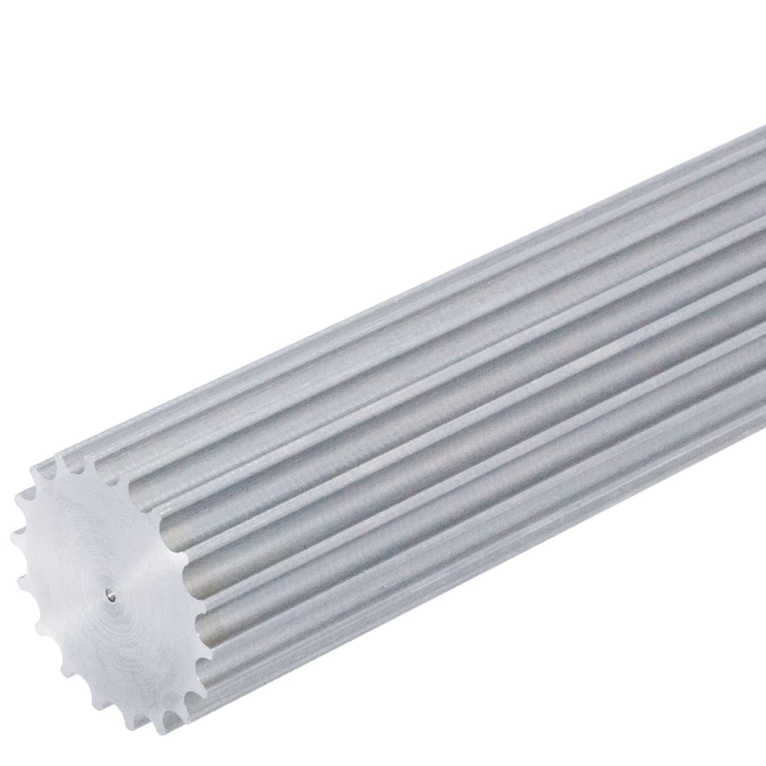 timing bar HTD 3M 9 teeth toothed length min. 75mm total length 100mm material aluminium