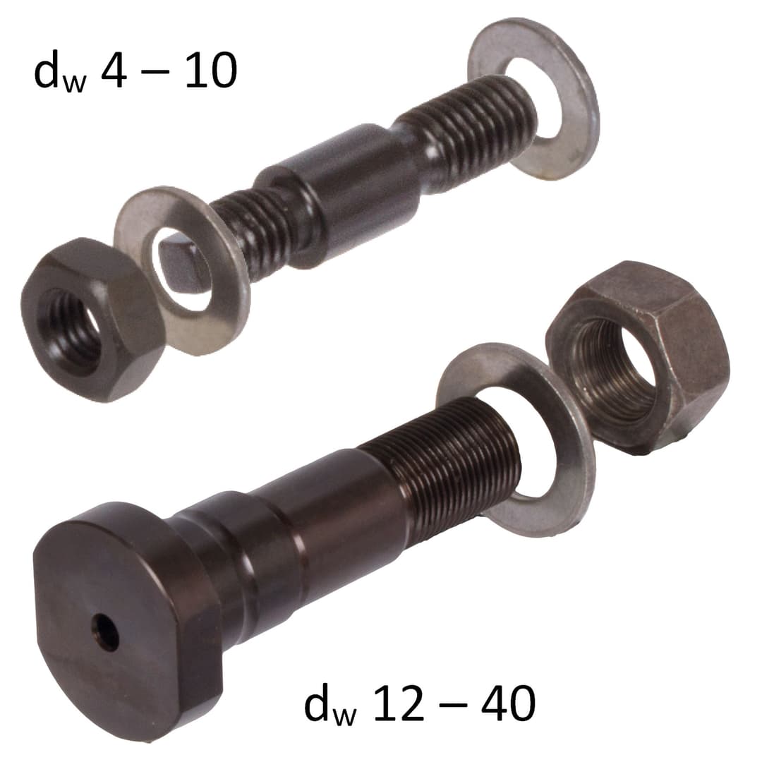 Eccentric bolt LFE12 dw 10mm bolt diameter 12mm length 43mm19.5mm