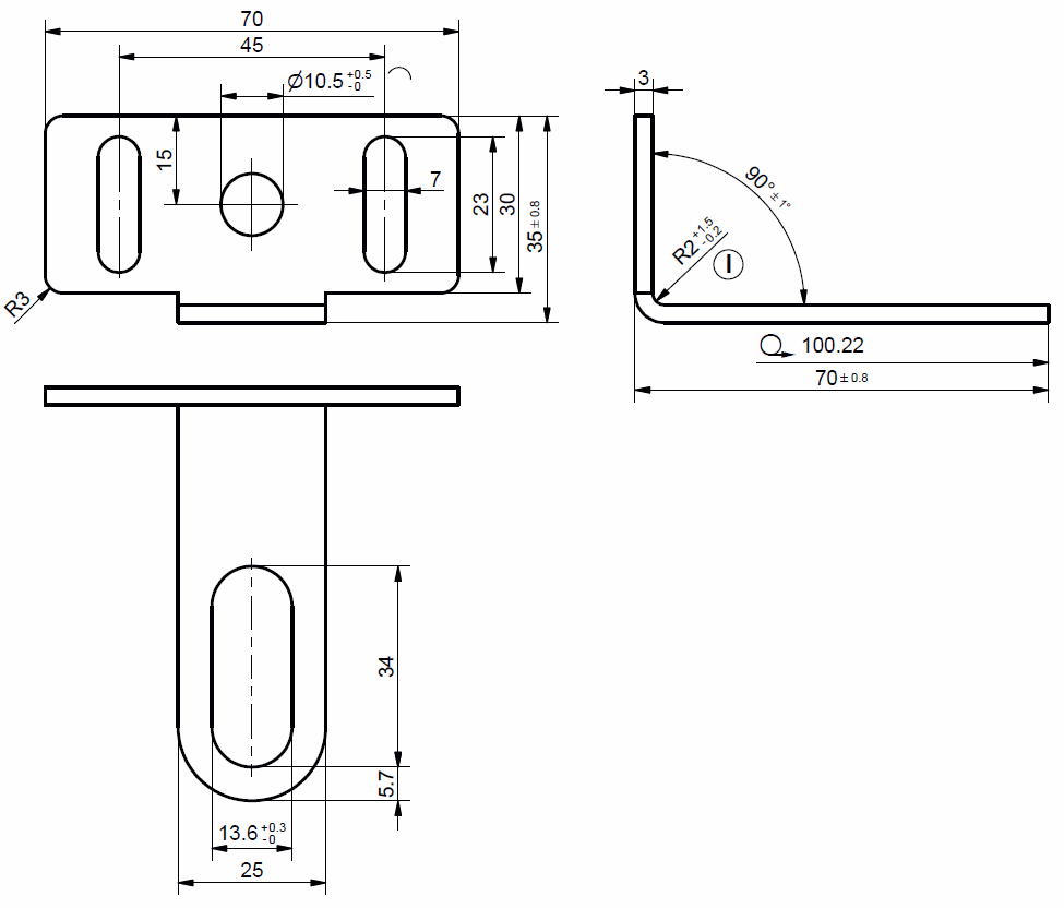 Bracket for perma lubricators stainless steel