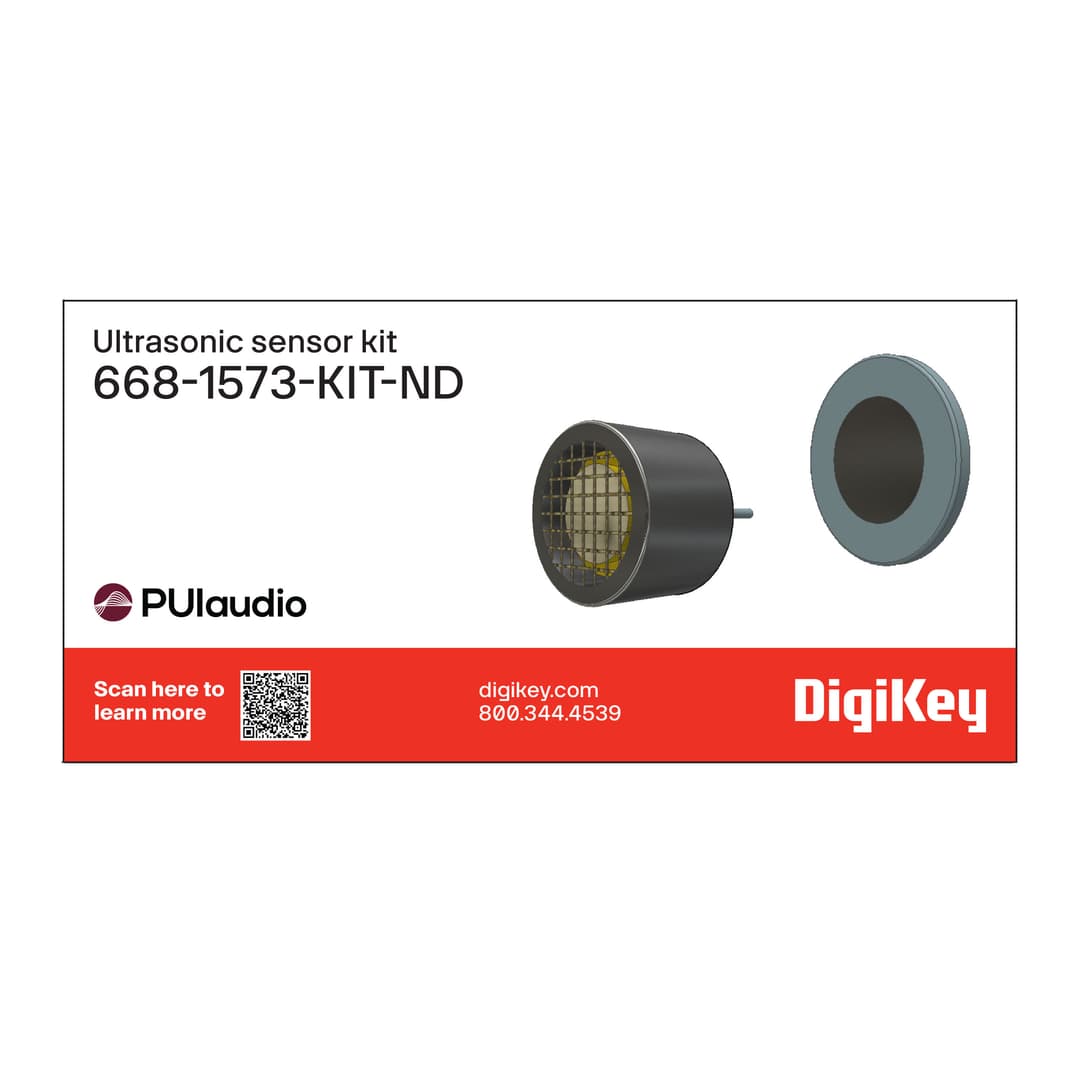 PUI Audio, Inc. 668-1573-KIT — 21 PIECES ULTRASONIC SENSOR KIT