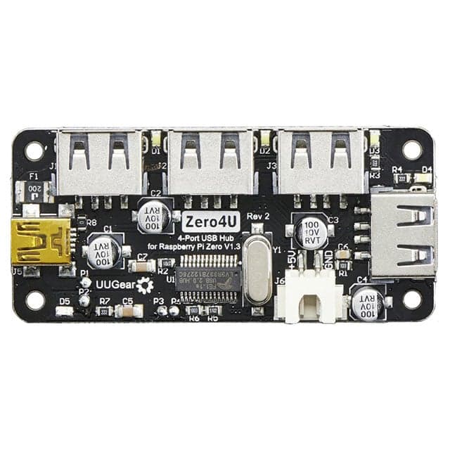 Adafruit Industries LLC 3298 — ZERO4U 4-PORT USB HUB WITH PINS