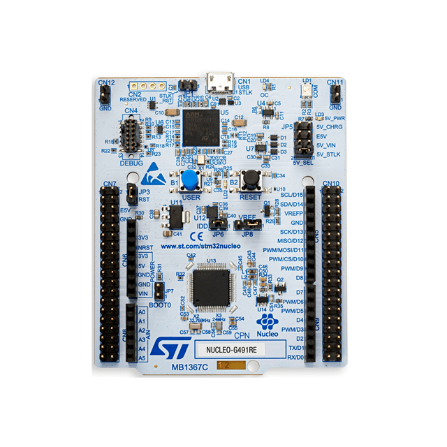 STMicroelectronics NUCLEO-G491RE — NUCLEO-64 STM32G491RE EVAL BRD