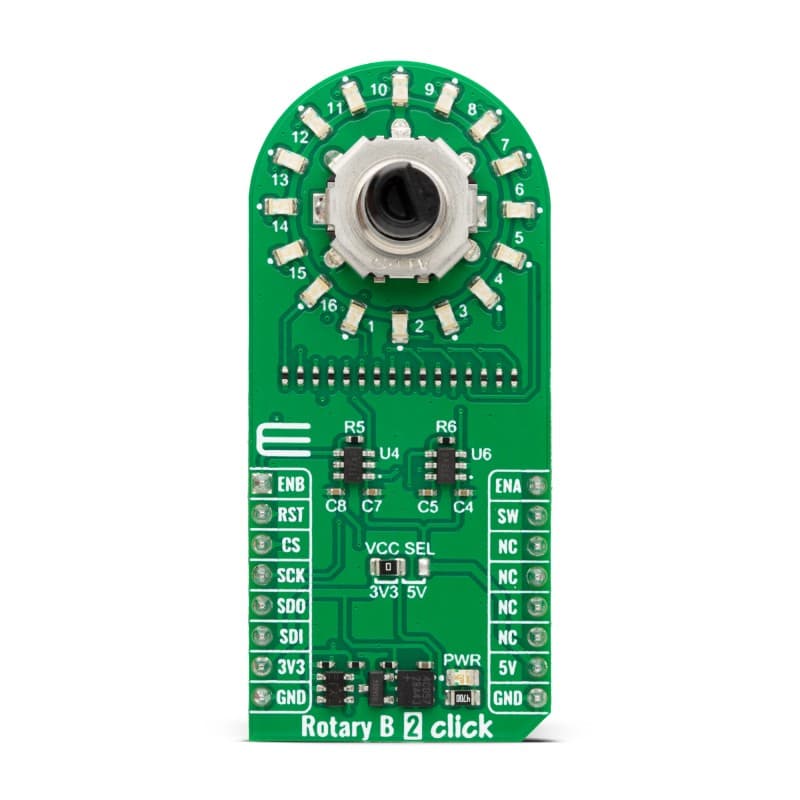MikroElektronika MIKROE-5974 — ROTARY B 2 CLICK