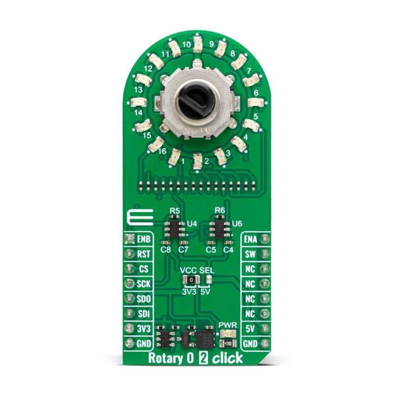 MikroElektronika MIKROE-5973 — ROTARY O 2 CLICK