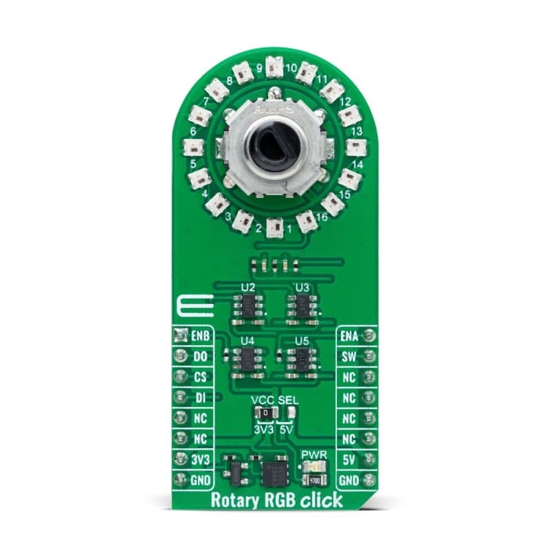 MikroElektronika MIKROE-6067 — ROTARY RGB CLICK