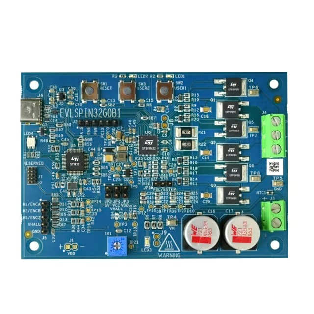 STMicroelectronics EVLSPIN32G0B1 — BRUSHLESS MOTOR DRIVER EVALUATIO