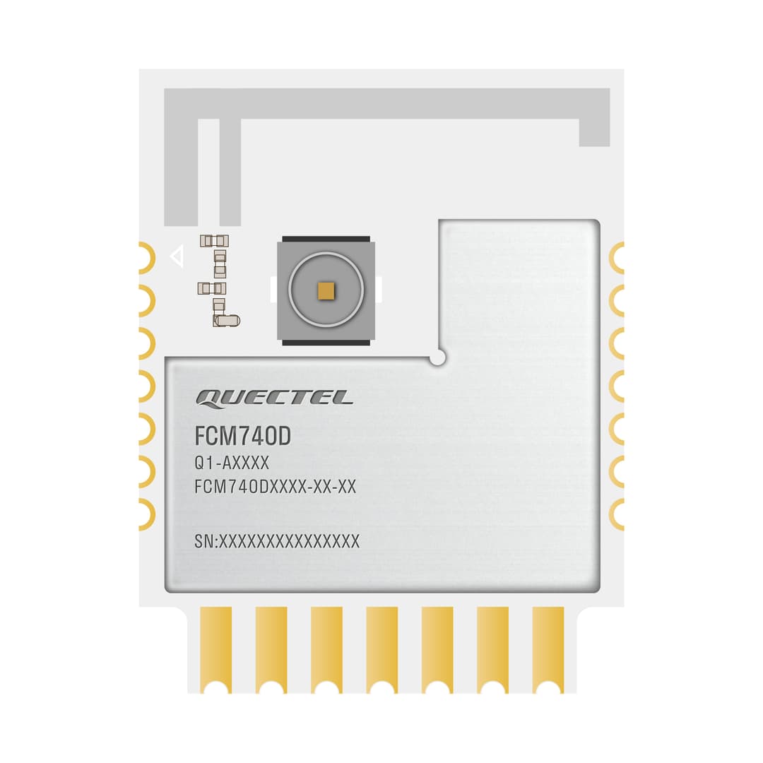 Quectel FCM740DAAMD-0P-04 — WI-FI 4, 2.4GHZ, BLE 5.2 ANTENNA