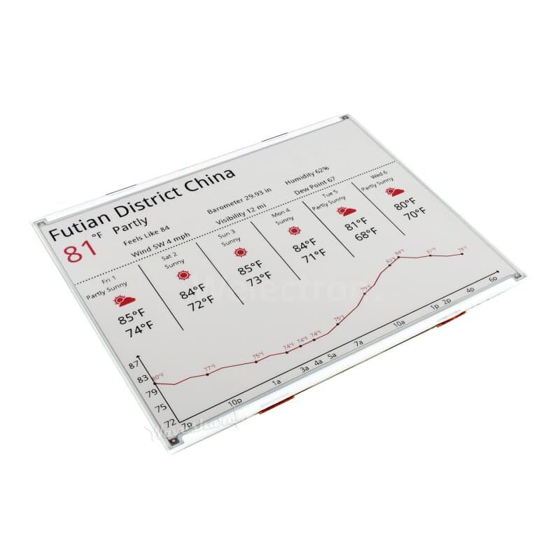 Waveshare 17292 12.48inch e-paper (B)