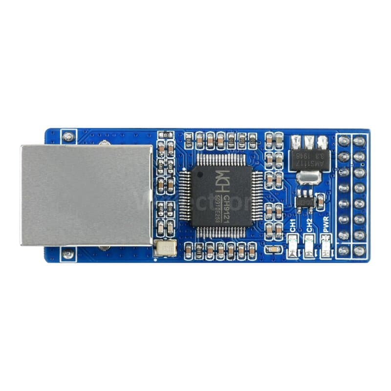 Waveshare 20655 2-CH UART TO ETH