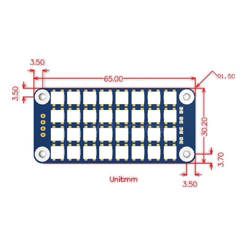 Waveshare 12725 RGB LED HAT