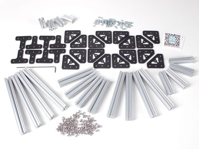 OpenBeam Starter Kit - Silver Aluminum