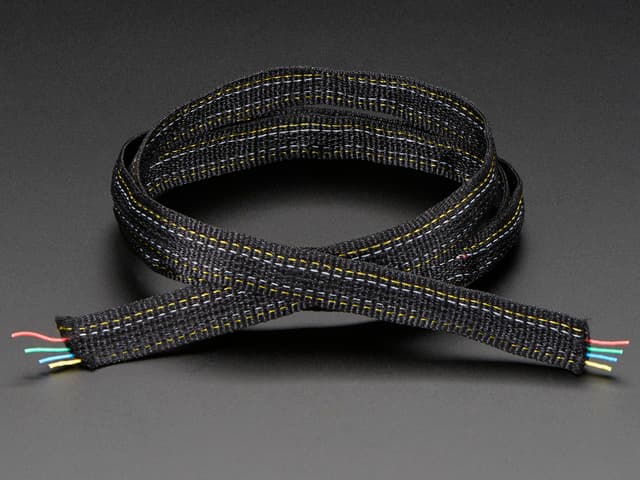 Fabric Ribbon 4-Channel Wire - 1 yard
