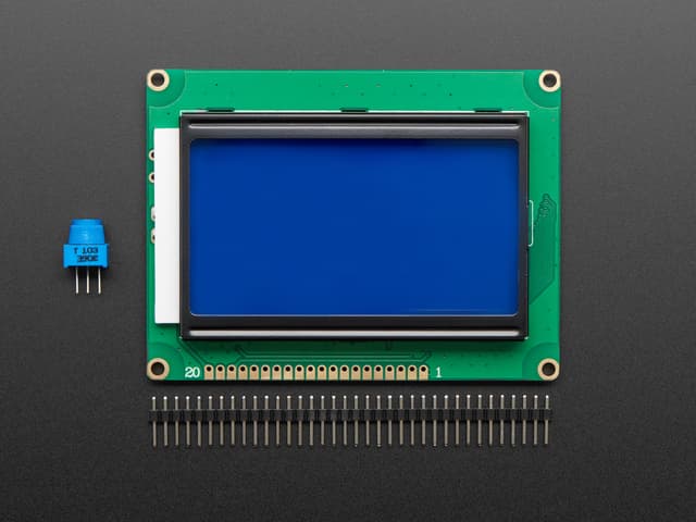 Graphic KS0108 LCD 128x64 + extras