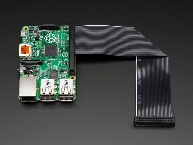 Downgrade GPIO Ribbon Cable for Pi A+/B+/Pi 2/Pi 3 - 40p to 26p