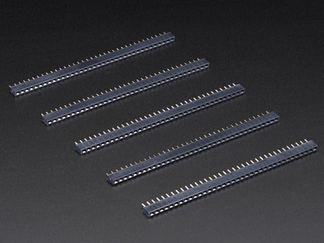 36-pin 0.1" Short Female Header - Pack of 5