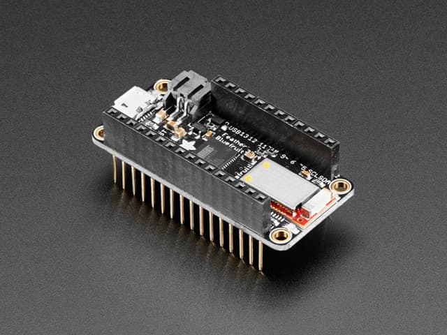 Adafruit Feather 32u4 Bluefruit LE with Stacking Headers