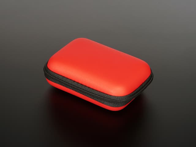Maker-Friendly Zipper Case - Red