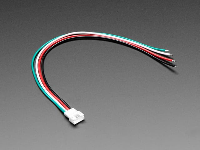 JST PH 2mm 4-Pin Socket to Color Coded Cable - 200mm
