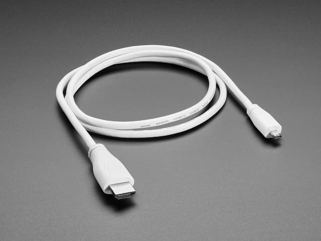 Official Raspberry Pi Micro HDMI to HDMI Cable