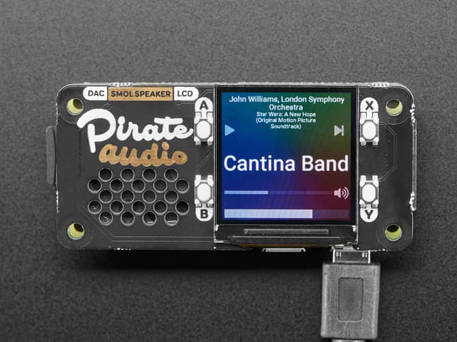 Pirate Audio: Speaker for Raspberry Pi - Built-in 1W Speaker