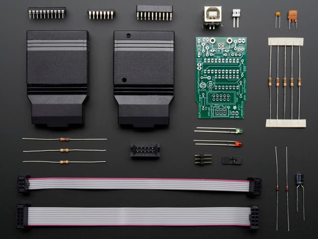 USBtinyISP AVR Programmer Kit (USB SpokePOV Dongle)