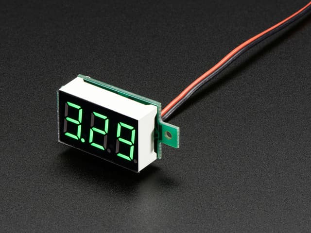 Mini 2-wire Volt Meter (2.7 - 40 VDC)
