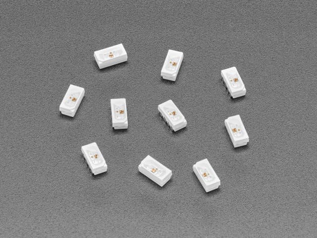 NeoPixel Side-Light RGB LED w/ Integrated Driver Chip - 10-pack