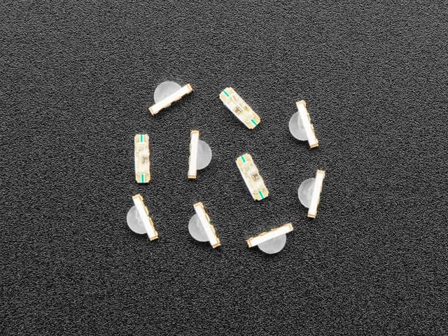 NeoPixel Addressable RGB LEDs - Slim Round 3.2mm x 1.0mm 10 pack