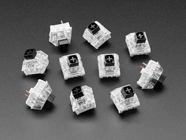 Kailh Mechanical Key Switches - Linear Black - 10 pack
