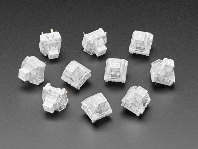 Kailh Mechanical Key Switches - Clicky White - 10 pack