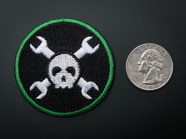 Hack-a-Day - Badge, iron-on patch