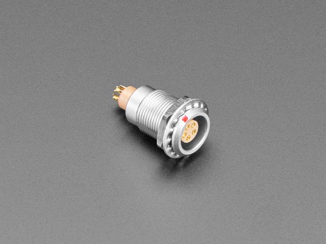 FGG.0B Quick Connect 5 Pin Panel Mount Socket - 9mm