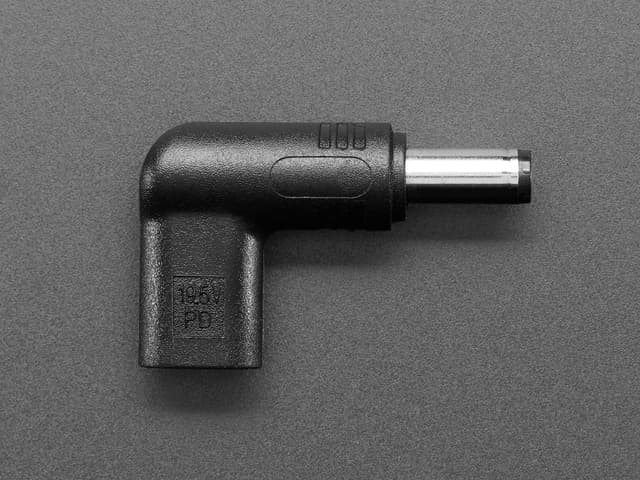 USB Type C PD to 5.5mm/2.1mm Barrel Jack Adapter - 20V