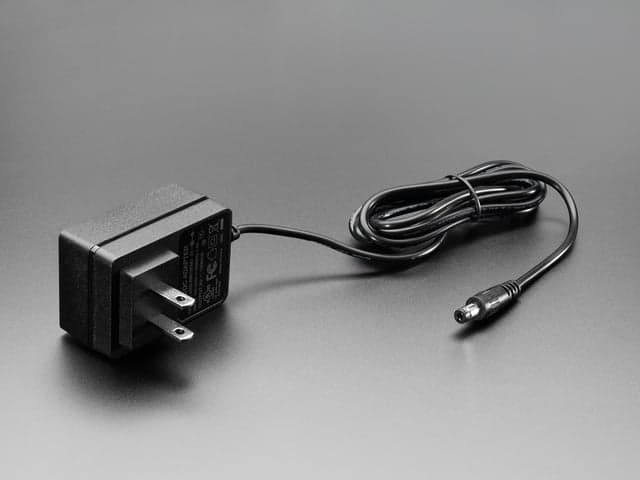 9 VDC 1000mA regulated switching power adapter - UL listed