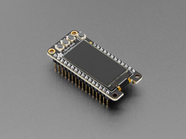 Assembled Adafruit FeatherWing OLED - 128x64 OLED Add-on