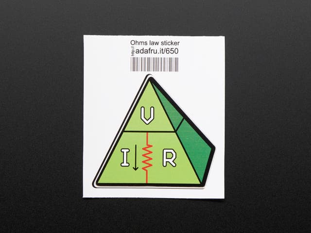 Ohms law, VIR - Sticker!