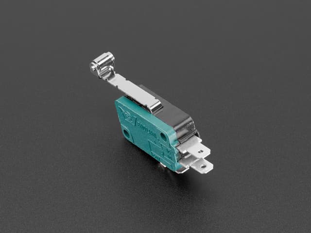 Micro Switch w/Roller Lever - Three Terminal