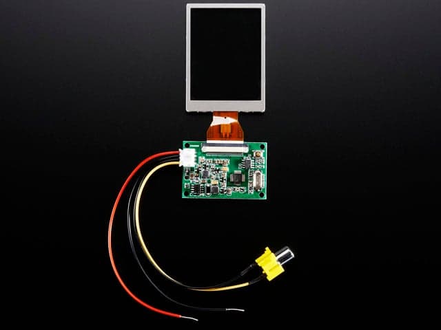 NTSC/PAL (Television) TFT Display - 2.5" Diagonal
