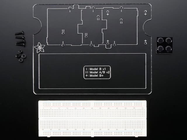 Adafruit Pi Dish for Raspberry Pi - Includes Breadboard