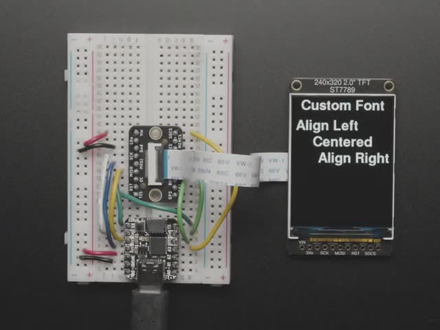 2.0" 320x240 Color IPS TFT Display with microSD Card Breakout