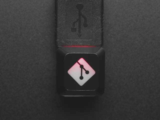 Etched Glow-Through Keycap with GIT Logo