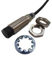OMRON INDUSTRIAL AUTOMATION - E2B-M12KN08-WP-B1 2M OMS - Capteur de proximité inductif, Cylindrique, Série E2B M12, 8 mm, PNP-NO, 10 V à 30 V, Pré-câblé
